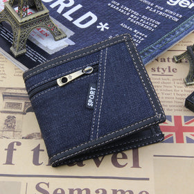 Retro Man Canvas Wallet