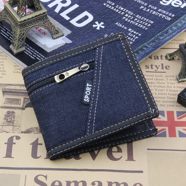 Retro Man Canvas Wallet