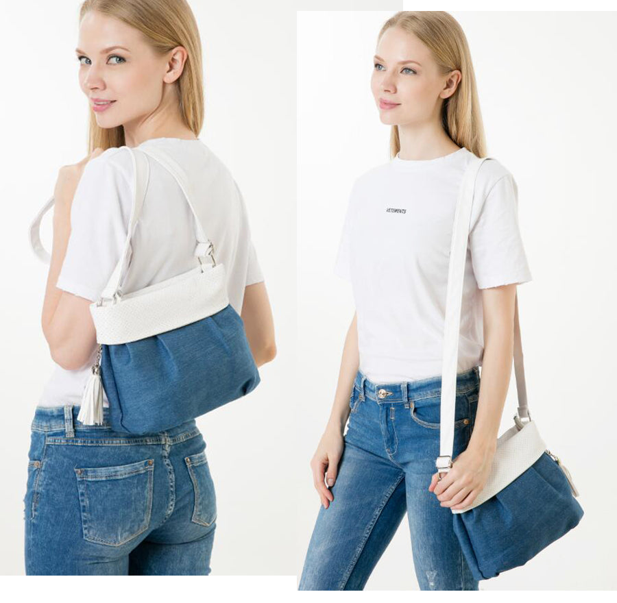 Designer Bucket Tassel Shoulder Bag