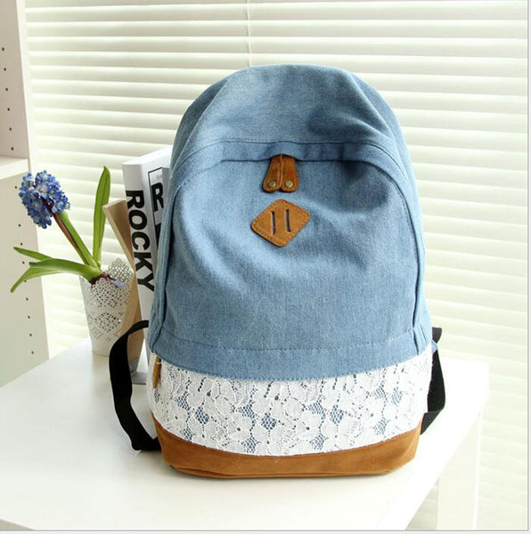 Fashion Floral Lace Backpack
