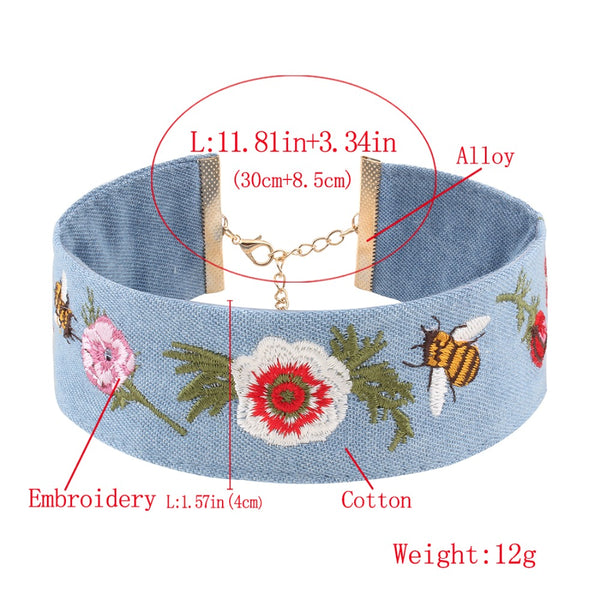 Flower Bee Choker