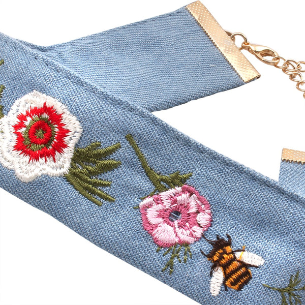 Flower Bee Choker