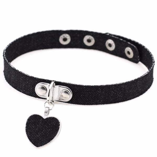 Punk Heart Choker