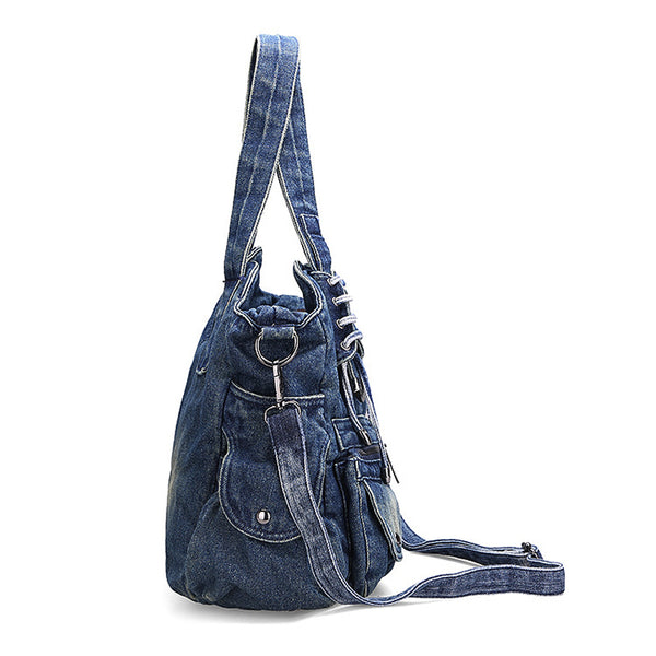 Classic Denim Shoulder Bag