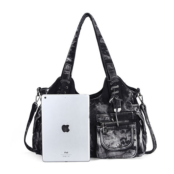 Classic Denim Shoulder Bag