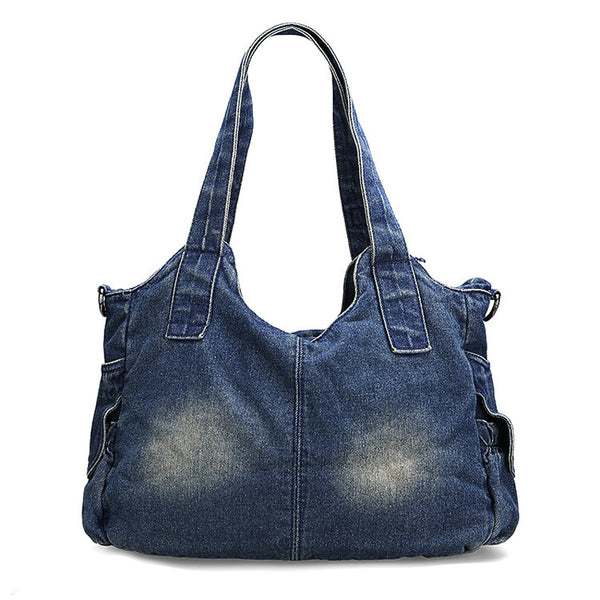 Classic Denim Shoulder Bag