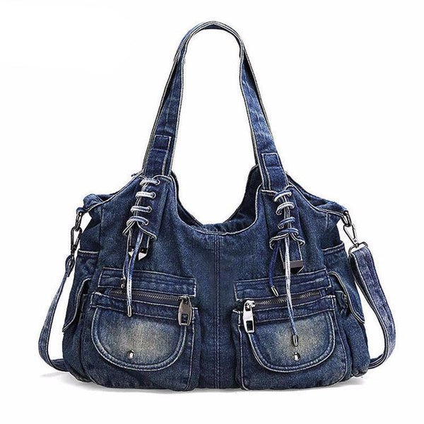 Classic Denim Shoulder Bag
