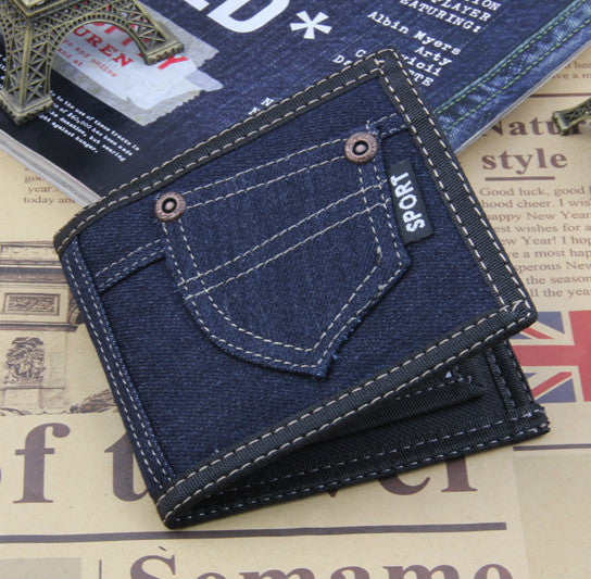 Retro Man Canvas Wallet