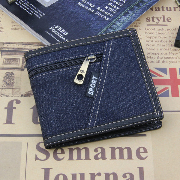 Retro Man Canvas Wallet