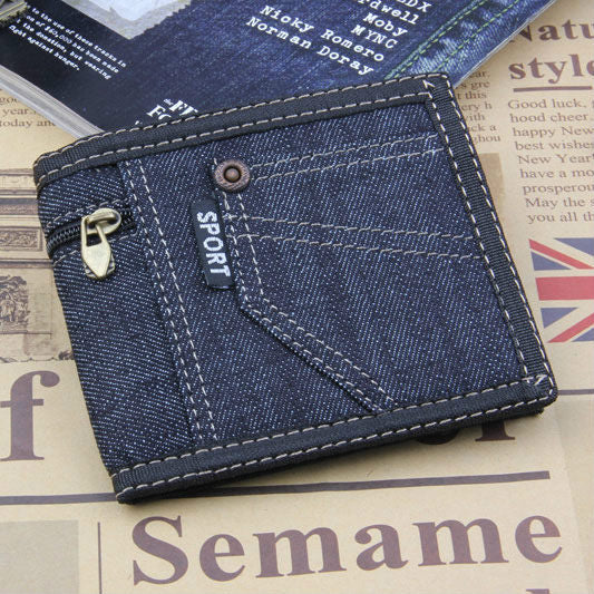 Retro Man Canvas Wallet