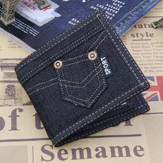 Retro Man Canvas Wallet