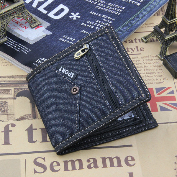 Retro Man Canvas Wallet