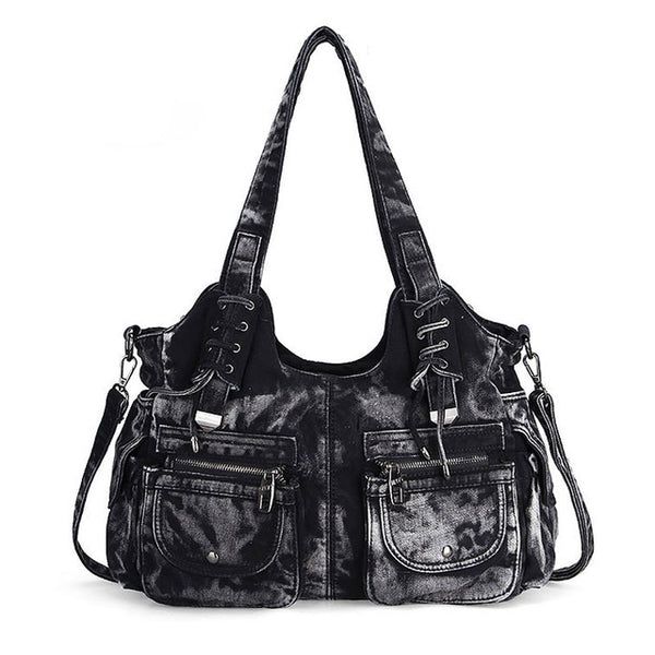Classic Denim Shoulder Bag