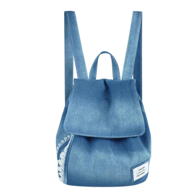 Denim Satchel Bag