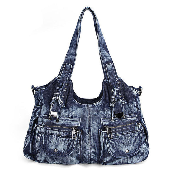 Classic Denim Shoulder Bag