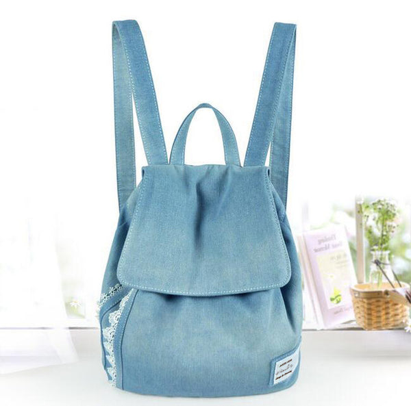Denim Satchel Bag