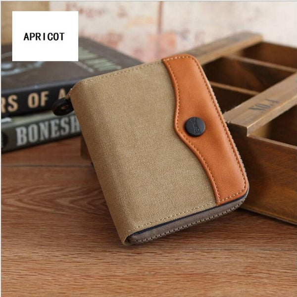 Denim Zipper Wallet