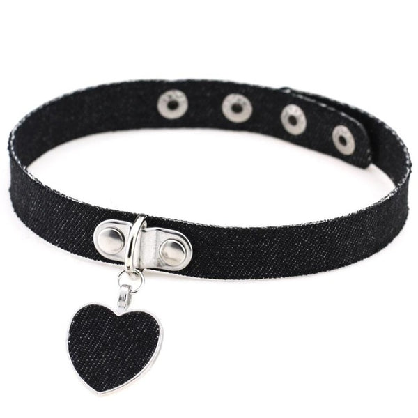 Punk Heart Choker