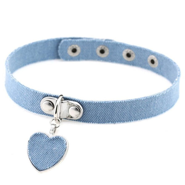 Punk Heart Choker