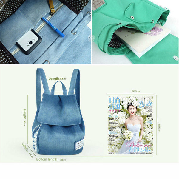 Denim Satchel Bag