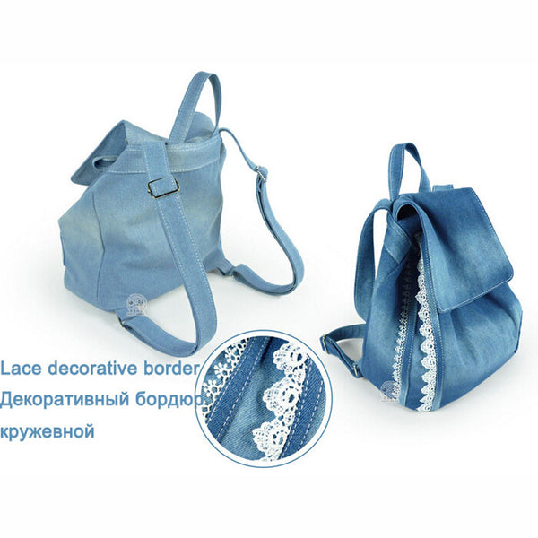 Denim Satchel Bag